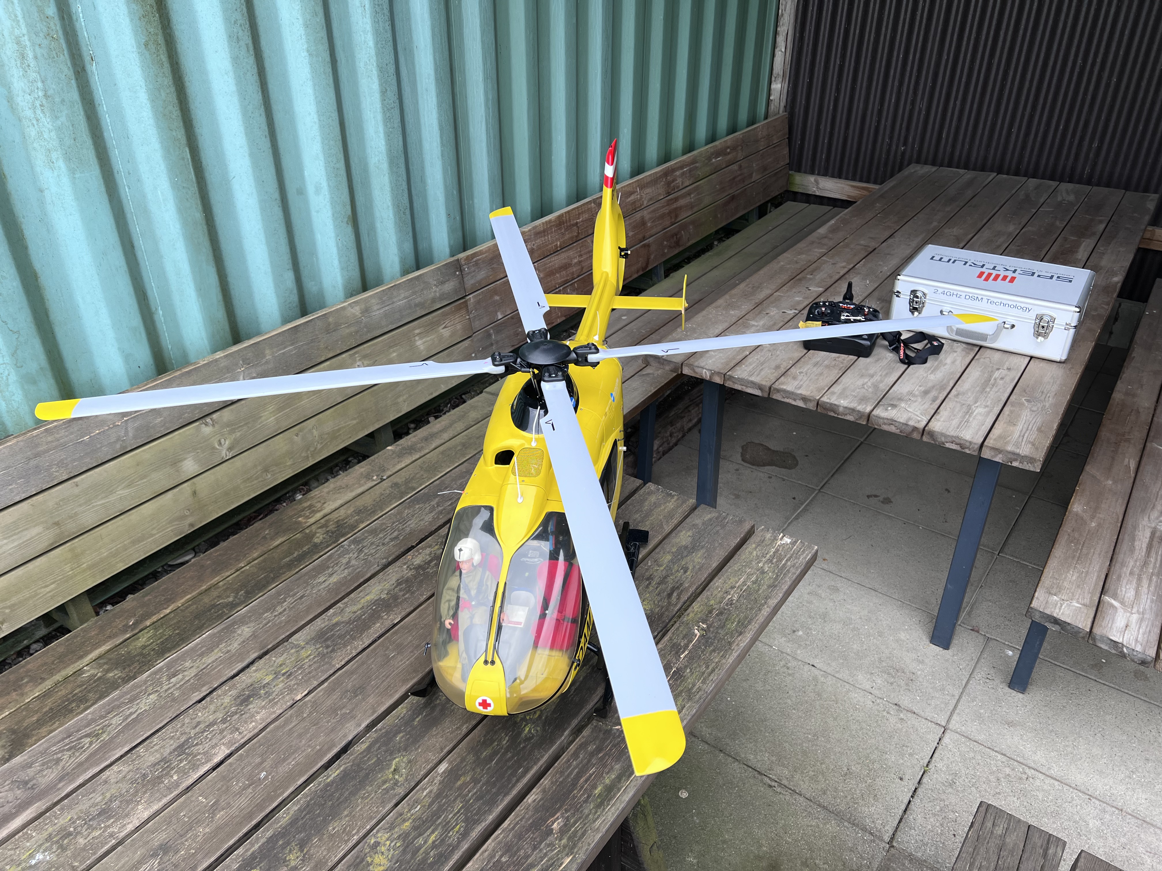 7 Modell flugfertig